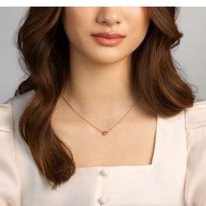 Lightbox diamond 3/4ct round brilliant solitaire gold pendant